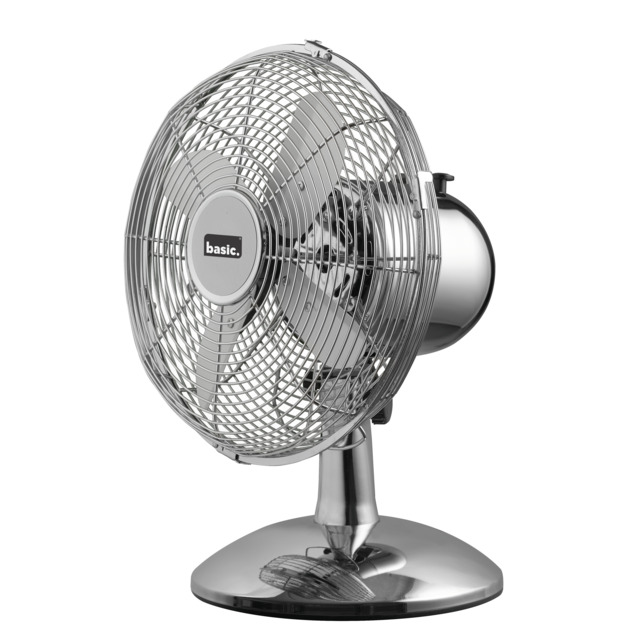 BORDSFLÄKT KROM 26CM BASIC 230V 30W 3 HASTIGHETER